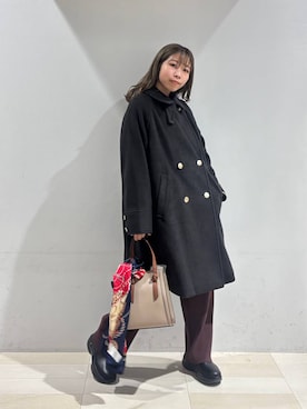 「アイテム（ストール/ショール）」を使った、なあさん（レディース・155cm・20代）の秋コーディネート