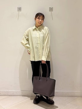 「GLOBAL WORK（グローバルワーク）のアイテム（バッグ）」を使った、なあさん（レディース・155cm）の夏コーディネート