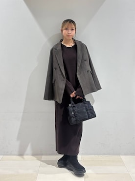 「アイテム（ヘアアクセサリー）」を使った、なあさん（レディース・155cm・20代）の秋コーディネート