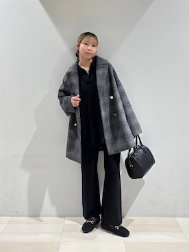 「GLOBAL WORK（グローバルワーク）のアイテム（ソックス/靴下）」を使った、なあさん（レディース・155cm）の秋コーディネート