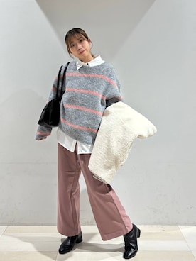 「アイテム（シュシュ）」を使った、なあさん（レディース・155cm・20代）の秋コーディネート