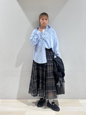 「GLOBAL WORK（グローバルワーク）のアイテム（テーラードジャケット）」を使った、なあさん（レディース・155cm）の秋コーディネート