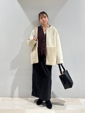 「アイテム（その他ヘアアクセサリー）」を使った、なあさん（レディース・155cm）の秋コーディネート