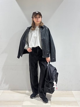 「アイテム（キーホルダー）」を使った、なあさん（レディース・155cm）の秋コーディネート