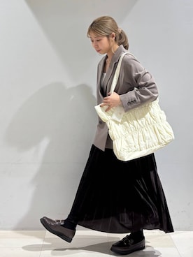 「アイテム（テーラードジャケット）」を使った、なあさん（レディース・155cm・20代）の秋コーディネート