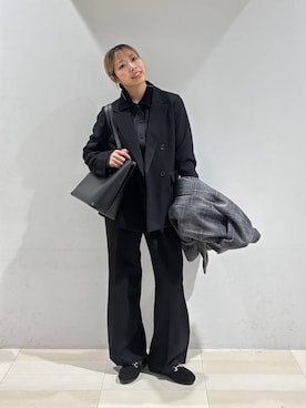 「アイテム（その他ヘアアクセサリー）」を使った、なあさん（レディース・155cm）の秋コーディネート