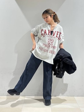 「アイテム（バングル/リストバンド）」を使った、なあさん（レディース・155cm・20代）の秋コーディネート