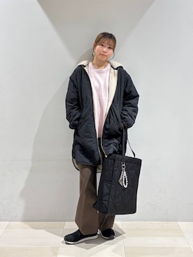 「GLOBAL WORK（グローバルワーク）のアイテム（ブルゾン）」を使った、なあさん（レディース・155cm）の秋コーディネート