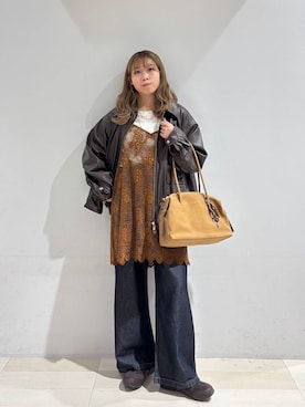 「GLOBAL WORK（グローバルワーク）のアイテム（ブルゾン）」を使った、なあさん（レディース・155cm）の秋コーディネート