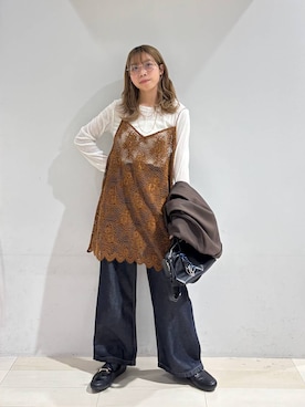 「GLOBAL WORK（グローバルワーク）のアイテム（トップス）」を使った、なあさん（レディース・155cm）の秋コーディネート