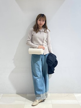 「GLOBAL WORK（グローバルワーク）のアイテム（ブルゾン）」を使った、なあさん（レディース・155cm）の秋コーディネート