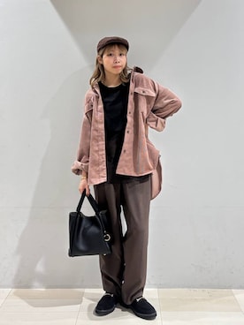 「アイテム（バングル/リストバンド）」を使った、なあさん（レディース・155cm・20代）の秋コーディネート