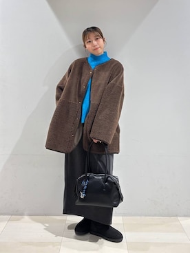 「アイテム（シュシュ）」を使った、なあさん（レディース・155cm・20代）の冬コーディネート