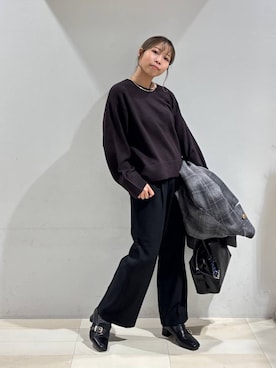 「アイテム（チョーカー）」を使った、なあさん（レディース・155cm・20代）の秋コーディネート