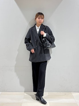 「アイテム（シュシュ）」を使った、なあさん（レディース・155cm・20代）の秋コーディネート