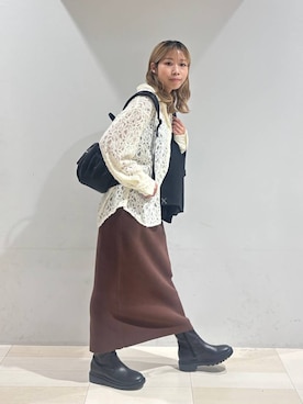 「アイテム（バックパック/リュック）」を使った、なあさん（レディース・155cm・20代）の秋コーディネート