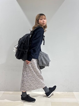 「アイテム（キーホルダー）」を使った、なあさん（レディース・155cm）の秋コーディネート