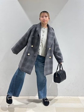 「アイテム（レッグウェア）」を使った、なあさん（レディース・155cm）の秋コーディネート