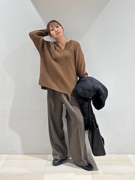 「アイテム（バレッタ/ヘアクリップ）」を使った、なあさん（レディース・155cm・20代）の秋コーディネート