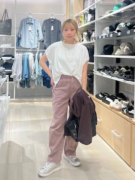 「アイテム（ヘアアクセサリー）」を使った、なあさん（レディース・155cm）の夏コーディネート