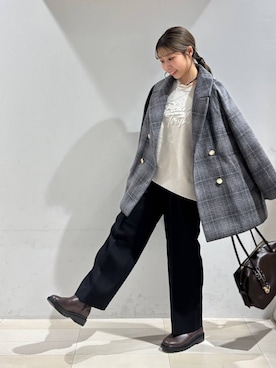 「アイテム（チョーカー）」を使った、なあさん（レディース・155cm・20代）の秋コーディネート