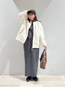 「GLOBAL WORK（グローバルワーク）のアイテム（ブルゾン）」を使った、なあさん（レディース・155cm）の秋コーディネート