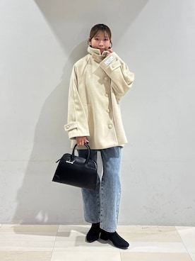 「アイテム（その他ヘアアクセサリー）」を使った、なあさん（レディース・155cm）の秋コーディネート