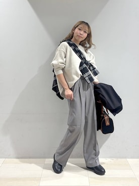 「アイテム（ブルゾン）」を使った、なあさん（レディース・155cm・20代）の秋コーディネート