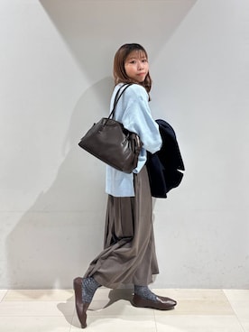 「GLOBAL WORK（グローバルワーク）のアイテム（アクセサリー）」を使った、なあさん（レディース・155cm）の冬コーディネート