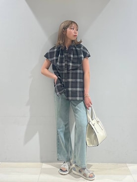 「アイテム（パンツ）」を使った、なあさん（レディース・155cm・20代）の夏コーディネート