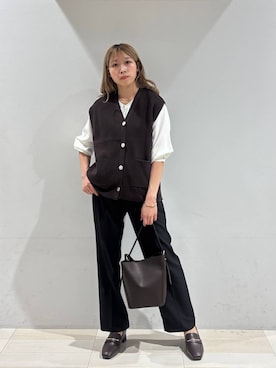 「アイテム（バングル/リストバンド）」を使った、なあさん（レディース・155cm・20代）の秋コーディネート