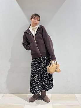 「アイテム（ソックス/靴下）」を使った、なあさん（レディース・155cm）の秋コーディネート