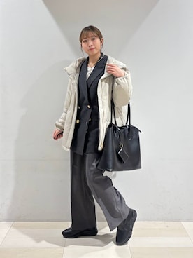 「アイテム（バレッタ/ヘアクリップ）」を使った、なあさん（レディース・155cm・20代）の秋コーディネート