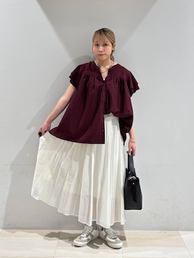 「アイテム（バングル/リストバンド）」を使った、なあさん（レディース・155cm・20代）の夏コーディネート