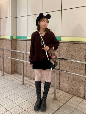 「アイテム（腕時計）」を使った、なあさん（レディース・155cm）の秋コーディネート