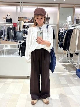 「アイテム（チョーカー）」を使った、なあさん（レディース・155cm・20代）の秋コーディネート