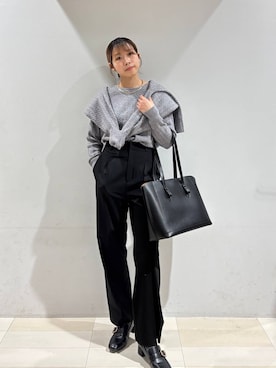 「高見え」｜なあさん（レディース・155cm）の冬コーディネート