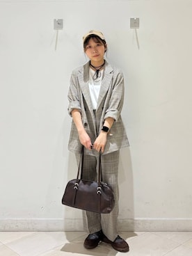 「GLOBAL WORK（グローバルワーク）のアイテム（ジャケット/アウター）」を使った、なあさん（レディース・155cm）の春コーディネート