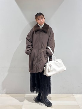 「アイテム（ヘアアクセサリー）」を使った、なあさん（レディース・155cm・20代）の冬コーディネート