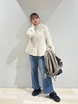 「アイテム（チェスターコート）」を使った、なあさん（レディース・155cm）の秋コーディネート