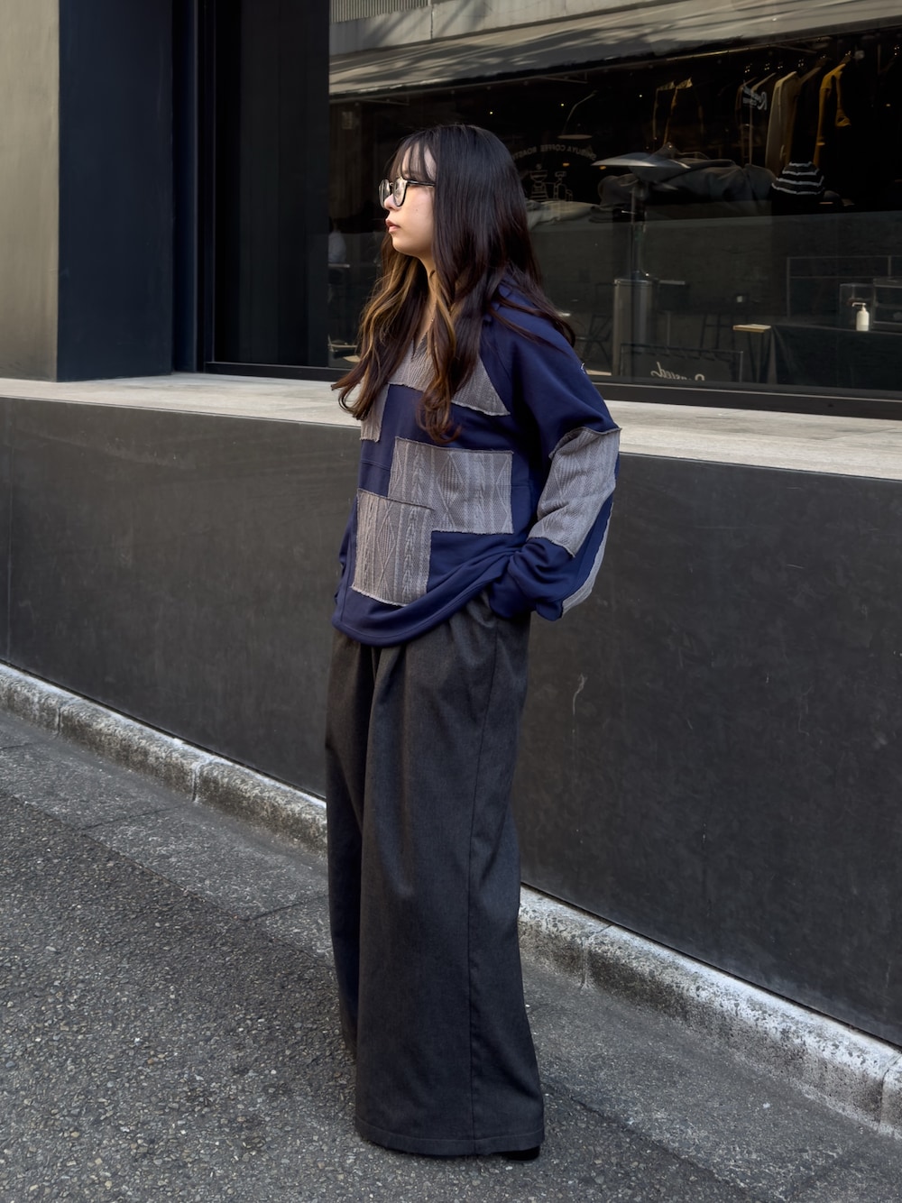 スウェットを使った「スキッパー」の人気ファッションコーディネート