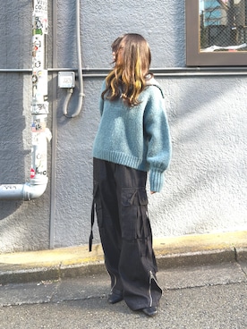 「CASPER JOHN（キャスパージョン）のアイテム」を使った、KURUMIさん（レディース・159cm）の春コーディネート
