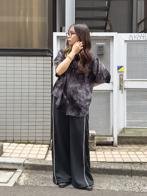Casper John タイダイストライプオーバーシャツ セール】Tie dye stripe over shirts/タイダイストライプ