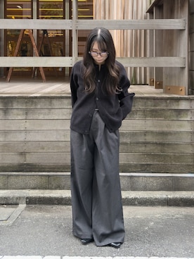 「Happy John（ハッピージョン）のアイテム」を使った、KURUMIさん（レディース・159cm）の秋コーディネート