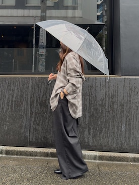 「Happy John（ハッピージョン）のアイテム」を使った、KURUMIさん（レディース・159cm）の秋コーディネート