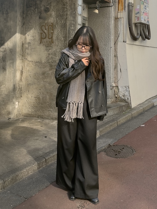 patchwork volume muffler / パッチワークボリュームマフラー