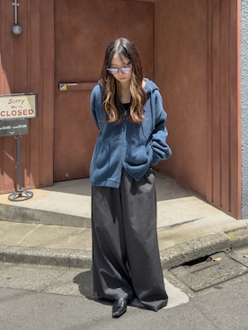 「メンズファッション」｜KURUMIさん（レディース・159cm）の秋コーディネート