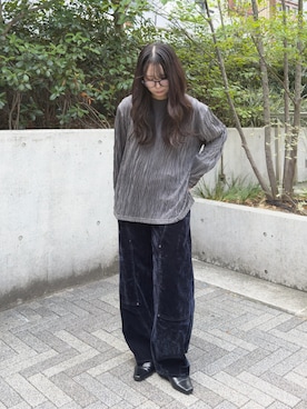 KURUMIさん（レディース・159cm）の秋コーディネート