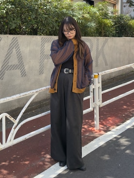 KURUMIさん（レディース・159cm）の春コーディネート