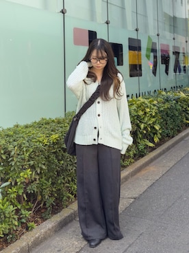 「cii（シー）のアイテム」を使った、KURUMIさん（レディース・159cm）の冬コーディネート